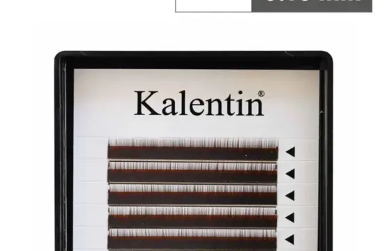 Kalentin Extensión de Cejas Curl I Dark Brown 6mm